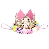 BIANHUAN 王冠 クラウン ベビー ヘアバンド へあバンド ベビーヘアバンド 赤ちゃん かみかざり かみどめ カチューシャ ヘアアクセサリー へあアクセサリー ベビーへあーバンド 出産祝い 誕生