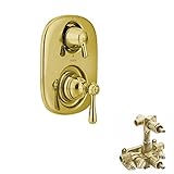 Moen KSTRVKI-M-T4111P Kingsley Transfer Valve, Polished Brass [並行輸入品]