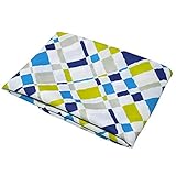 ホワイトハウス 大判 風呂敷 柄 片面 ポリエステル 140×140cm (変わり格子)