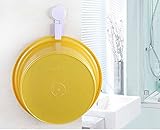ssbyファッションチャック粘着フック、Tied to壁wash-basin、トイレ、nail-free吸引カップフック吊り下げシェルフ white 6797815130650