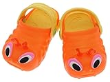 ベビー 子供 サンダル 全4色 (14cm, オレンジ)