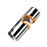 Aukoシャワーの吸盤、ポータブル調節可能なエレガントなAttachable回転可能シャワーヘッドホルダースタンドクリップ壁マウント吸盤付きクロームブラケット – Suitableほとんどのシャワーヘ