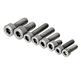 Baoblaze 工業用　M5 * 15 チタン 　キャップ ヘッド ソケット 　ヘッド　 六角ねじ 　六角レンチ 　ボルト　10個