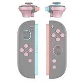 eXtremeRate Joycon 2対応用DIY交換フルセットボタン、Nintendo Switch 2 コントローラー対応用、カスタム ABXY 方向キー 十字キー ＋ − C HOME キャプチャー リリース L R ZR ZL トリガーボタン【桜ピンク】