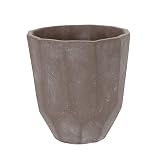 amabro CEMENT PLANTER Polygon & Artdeco [ Polygon / ブラウン / Mサイズ ]