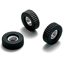 Amazon | 化粧ナット (貫通・黒) [特大：K-4] [ねじ部：鉄/三価