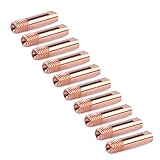 10pcs　MB 15AK MIG/MAG　溶接トーチ接触先端　0.8×24mm銅M6ガスノズル
