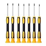 サムコス トルクスドライバーセット T3 T4 T5 T6 T7 T8 T10 六角 星型 修理ツール 精密ドライバー 磁石付き iMac Macbook pro HDD スマホ 分解 ナイフ修理工具 (12本セット)