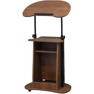講演台 表彰台 司会台(濃色) Amazon | 演説台 おしゃれ演台 司会者台 法人様向け オフィス