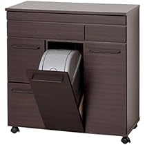 Amazon｜クロシオ 完成品 スライド棚付きダストボックス 4D