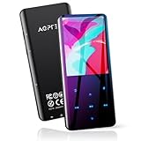 AGPTEK MP3プレーヤー Bluetooth5.2 mp3プレイヤー 3D曲面 32GB内蔵 音楽プレーヤー スピーカー内蔵 HIFI 2.4インチ大画面 デジタルオーディオプレーヤー 小型 FMラジオ ダイレクト録音 最大128GBまで拡張可能 日本語説明書付き ブルー ギフト プレゼント