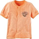 Carter's(カーターズ) サンウォッシュヘンリー オレンジ トップス半袖Tシャツ 4歳【並行輸入】