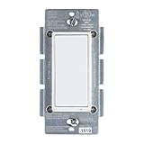 GE Zigbeeワイヤレススマート照明コントロールスイッチ、in-wall、on / off、LED & CFL互換、エネルギー監視、ha1.2、Includesホワイト&ライトアーモンドPaddl