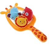 Fenteer 全4点パック　動物モデル　水浴おもちゃ　入浴時間トイ　遊び玩具　子ども/赤ちゃん　お風呂用