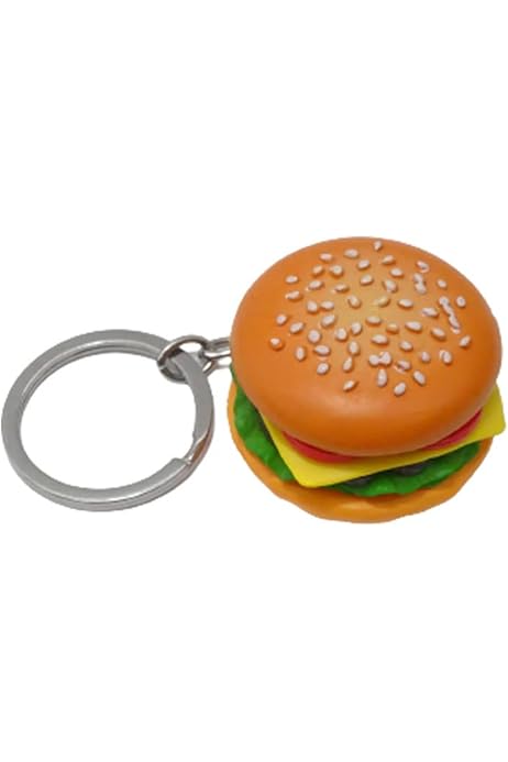 Amazon.co.jp: [BESPORTBLE] 3個 ハンバーガーキーホルダー  
