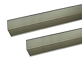 安田 アルミアングル 2m 1.2x12x12mm ステンカラー 2本組