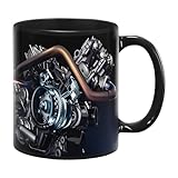 Evnbhgyu 男性用機械式マグカップ 面白い機械式コーヒーカップ | 機械式コーヒーマグエスプレッソカップ コーヒーカップ - メカニカ