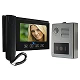 Linemak Video intercom system with 7" LCD screen, 1/3" CMOS Sensor, and 420TVL resolution camera. [並