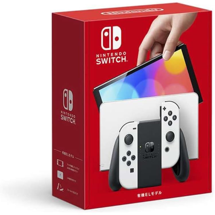 【美品】Switch 有機ELホワイト＋純正キャリングケース　2024年購入 Amazon.co.jp: 【整備済み品】 Nintendo Switch(有機ELモデル
