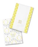 スワドルデザインズ バーピー よだれ拭き (バープクロス) ロリフラワー イエロー 2枚セットSD-601Y 【日本正規品】