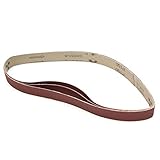 Generic 3pcs 760x25mm Alumina Sanding Belts 150 Grit Sandpaper Self Sharpening Oxide Abrasive Strips