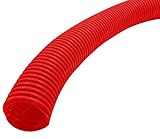 分割ルームワイヤチューブ(ポリエチレン) – ブラック 1" Dia - 100 Feet WL-ED-PE-100-100-RD