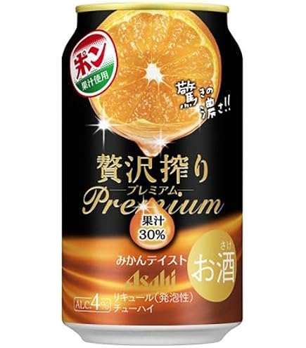 Amazon.co.jp: アサヒ 贅沢搾り プレミアムみかんテイスト 350ml×12本