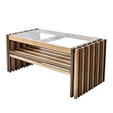 Hibiki センターテーブル 幅84cm (ブラウン)