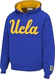UCLA e5フリースパーカースウェットシャツロイヤルUCLAスクリプト黄色で S