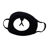 QIAONAI 可愛いマスク 　面白い図案　立体マスク 自転車用　防風　防寒　アウトドア　通学　通勤　秋冬 　花粉対策 　風邪 　防塵マスク　レギュラーマスク　レディース 　メンズ　男女兼用 (col