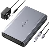 ORICO 3.5インチ HDD ケース 6Gbps USB 3.2 Gen 2 外付けハードディスクケース アルミ 3.5インチ HDD 外付けケース サポート3.5/2.5インチSATA SSD 最大20TB macOS Windowsに対応 USB C/A 2 in 1ケーブル付き DD35C3