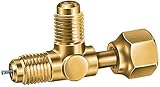 JB Industries A31851 FE SAE Swivel Tee with Depressor and Nut on Run, 1/4" by Standard Plumbing Supp