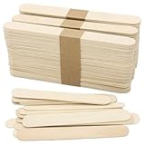 Fd.Gomdm スティック 木製 15cmx1.8cm 500本 スティック棒 ウッドスティック 脱毛ワックス用 業務用 使い捨て いろんな芸術品や作品を作り用に