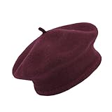 (コ-ランド) Co-land 可愛い ベレー帽 キッズ帽子 子供キャップ ベビー帽 女の子ハット むじ アウトドア 防寒グッズ あったかい ガールズ ワインレッド