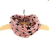 Wispun ニット キッズスドール マフラー ファッションマフラー 子供用 こども 防寒対策 かわいい ふわふわ 9色　沢山色選べる (ピンク)