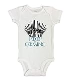 Cute Game of Thrones Onesie " Poop Is Coming " - Little Royalteeシャツ カラー: ホワイト