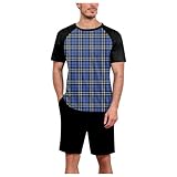 [vigerkar] 父の日プレゼント 誕生日 パジャマ メンズ 夏 半袖 ルームウエア 春 上下セット かわいい 部屋着 パジャマ メンズ