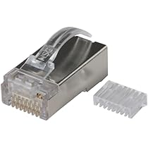Amazon.co.jp: 日本製線 Cat5e用シールドモジュラープラグ