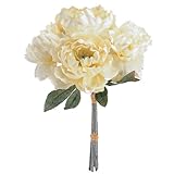 MAGIQ 東京堂 上質な 造花 ダニエルピオニーブーケ WHITE FM007619-001