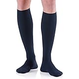 [VENOFLEX] むくみに「下肢静脈の血流促進」医療用弾性ストッキング 男性用 FAST AIR ハイソックス 15-20mmHg ブラック ＜一般医療機器＞