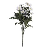 AWHAO 造花 菊花 インテリア 結婚式用 (花のみ）　9pcs 　35*4ｃｍ