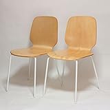 ダイニングチェア 2個セット ナチュラル　幅52×奥行52×高さ83cm