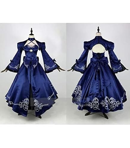 Amazon.co.jp: FGO Fate 黒化セイバーオルタ ドレス コスプレ衣装 +