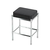 Gatco 1346 Rectangle Vanity Stool, Chrome [並行輸入品]