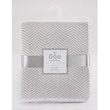 Voile Separates Herringbone Knitted Blanket Color: Gray by Cocalo