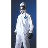DuPont 251-TY122S-M Tyvek Coverall Zip Ft Hdelastic Wrist & Ankles