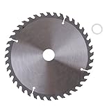 Fenteer 木工切断チップソー　鋸刃　40歯　20cm 　ディスクホイール　超硬合金　 銀色