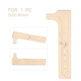 Mallofusa 80mm ミニ メタル ダブル スケール スライディング ゲージ バーニヤ キャリパー ルーラー 測定ツール