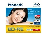 パナソニック 録画用2倍速ブルーレイディスク 25GB(書換型)10枚パック LM-BE25AW10K