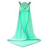 Zhhlinyuan キッズ ベビー Flannel Soft フード付き Bathing Swimming Wrap Blanket Cloak Newborns コットン バス タオル